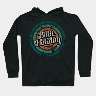 Billie Holiday // Retro Circle Crack Vintage Hoodie